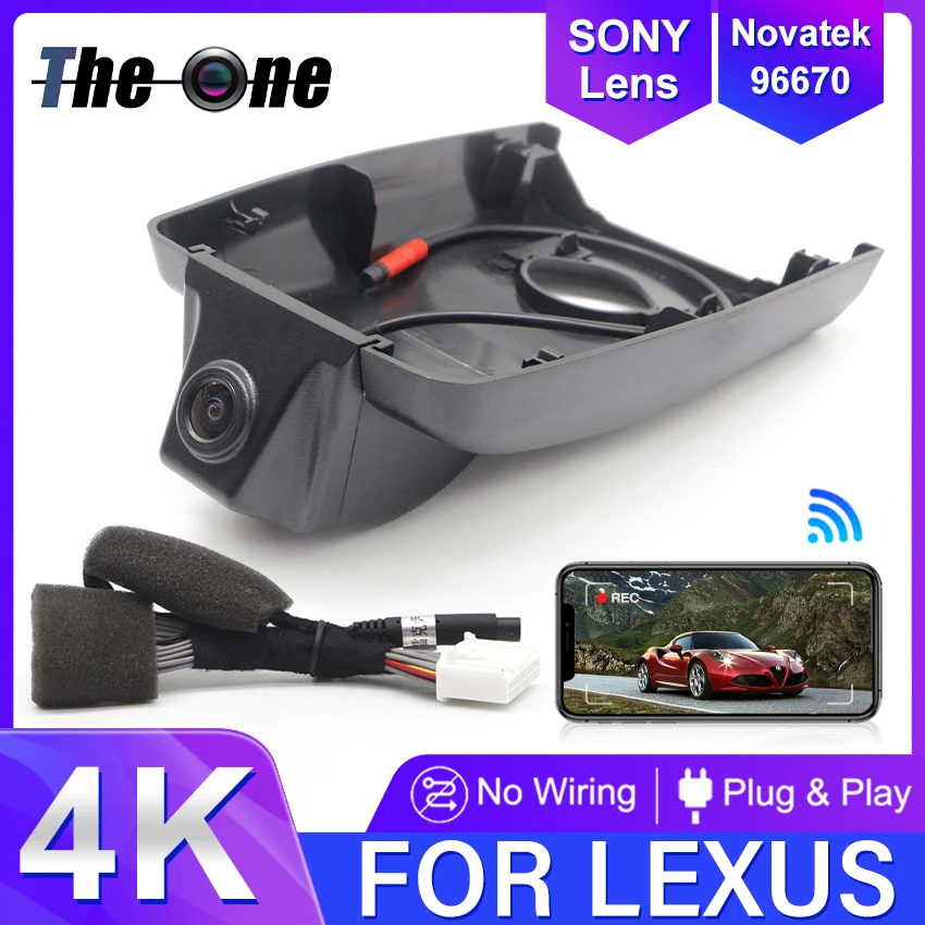 

4K Car Dvr For Lexus RX 350 300 450hL 200t F SPORT For Lexus RX350 RX300 RX450HL RX200T 2016-2022 Plug and play Dash Cam Camera