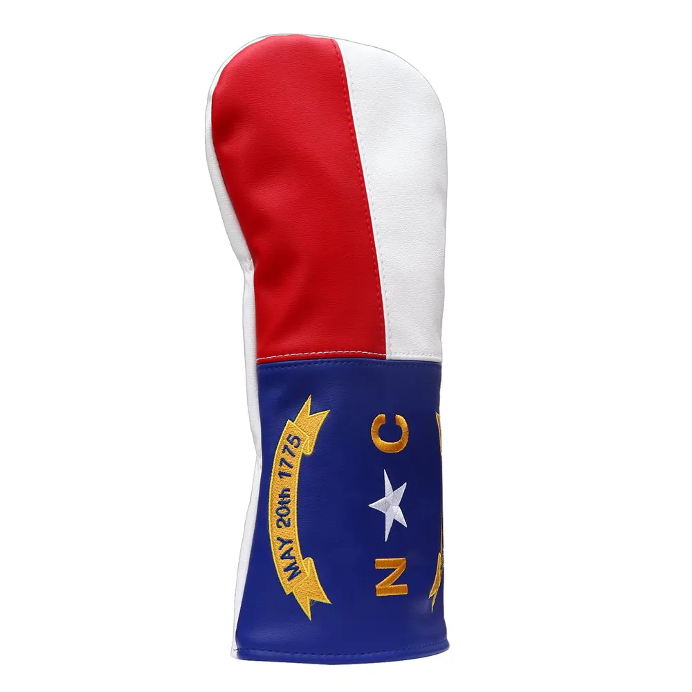 Texas Golf Club Head Cover - Premium, Hand-Made Lederen Lone Star Ontwerp Headcovers-Tx Pride Styled