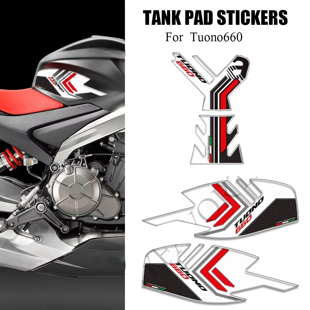 

2019 2020 2021 2022 Motorcycle Stickers Decals Tank Pad Grips Gas Fuel Oil Kit Knee Protector For Aprilia Tuono660 Tuono 660