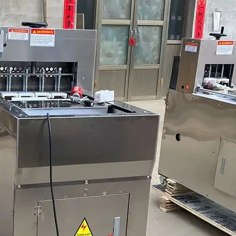 

Automatic Frozen Lamb Sheep Beef Pork Meat Mutton Roll Cutting Slicing Machine