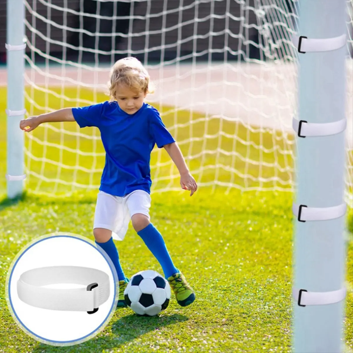 STOCK& 30pcs Goal Net Straps Soccer Goal Net Fastening Tie Straps Soccer Goal Net Straps