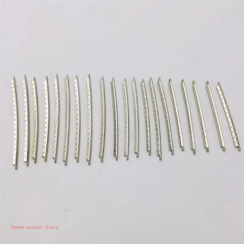 2.2mm Guitar Frets Wire Set 22/24 Frets Acoustic Guitar Fret Wire Set Stainless Steel Guitars Fretboard Wire 24Pcs Set