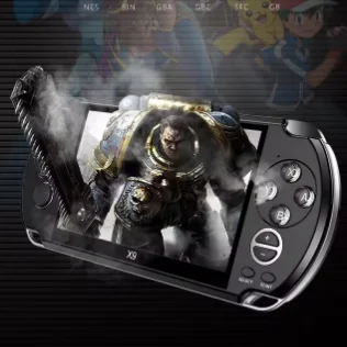 وحدة تحكم ألعاب فيديو ريترو X9 PSVita مشغل ألعاب محمول لألعاب PSP Viat Retro شاشة 5.0 بوصة تلفزيون مع كاميرا فيلم Mp3