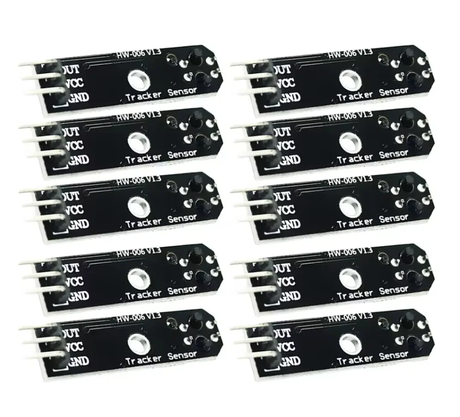 TCRT5000 3-Pin IR Sensor Module - 5V Infrared Line Follower Compatible with Arduino AVR ARM PIC