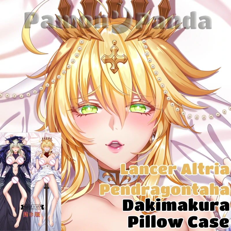 

Altria Pendragon Lancer Dakimakura FATE FGO Pillow Cover Hugging Pillow Case Full Body Otaku Pillowcase Home Bedding Decor Gift