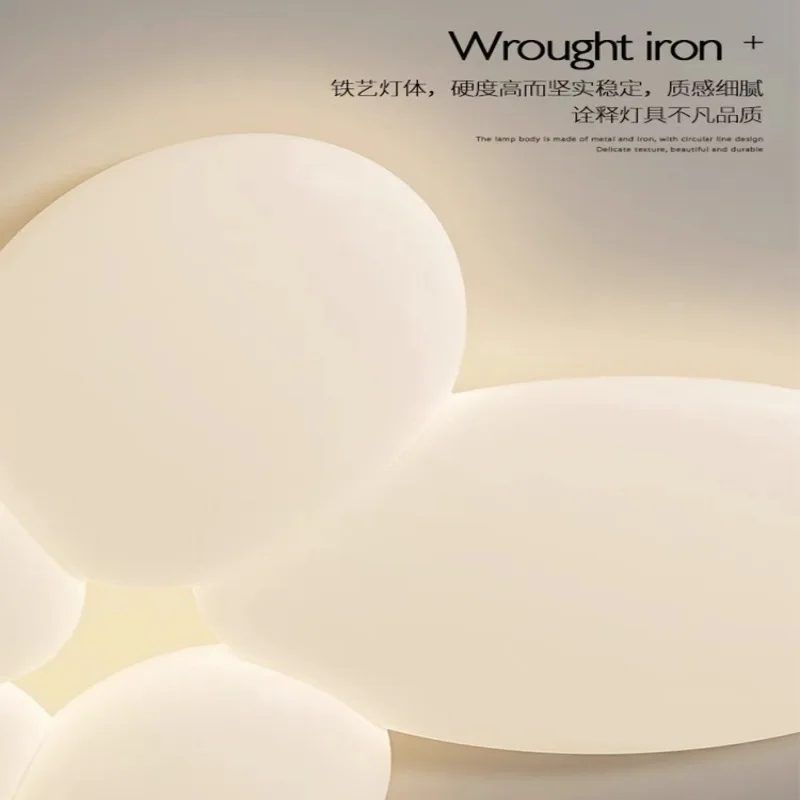 Nordic Minimalist Ceiling Lamp design milky white light For Bedroom kids Light Restaurant aesthetic room ceiling light fittings