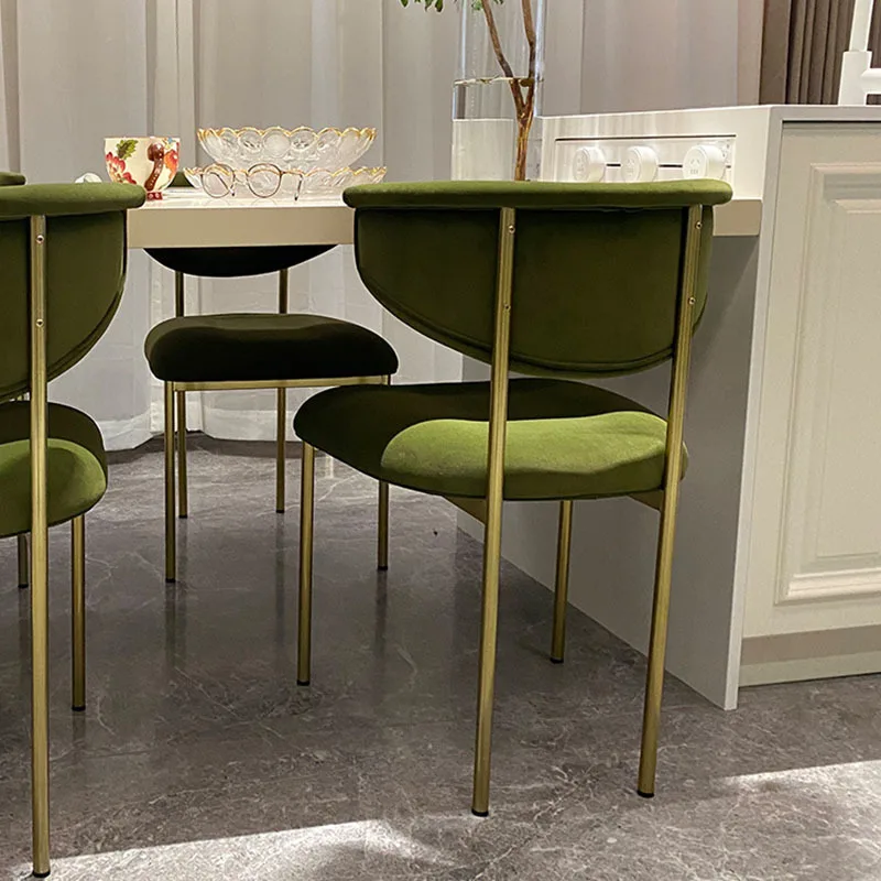 Dining Retro Black Dinette Chairs White Desk Relax Vanity Banquet Dining Chairs Party Patio Chaises De Salon Home Furniture FG16