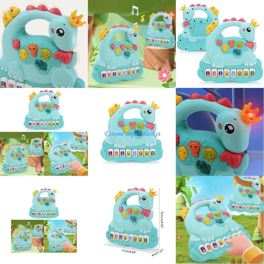 090B Instrumento para niños TEQUITO TEQUEBLO PIANO PARA NIÑOS MENOS 7 MESES Juego cerebro