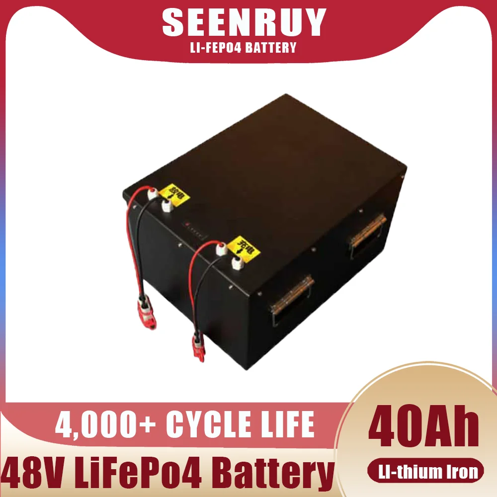 48V 40AhLiFePO4 business, battery for inspection robot AGV trolley battery for forklift battery backup small power supply