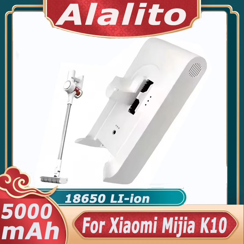 

Новый сменный аккумулятор для Xiaomi Mijia K10, ручной беспроводной пылесос, 25,2 В, 5000 мАч, литий-ионные аккумуляторные батареи