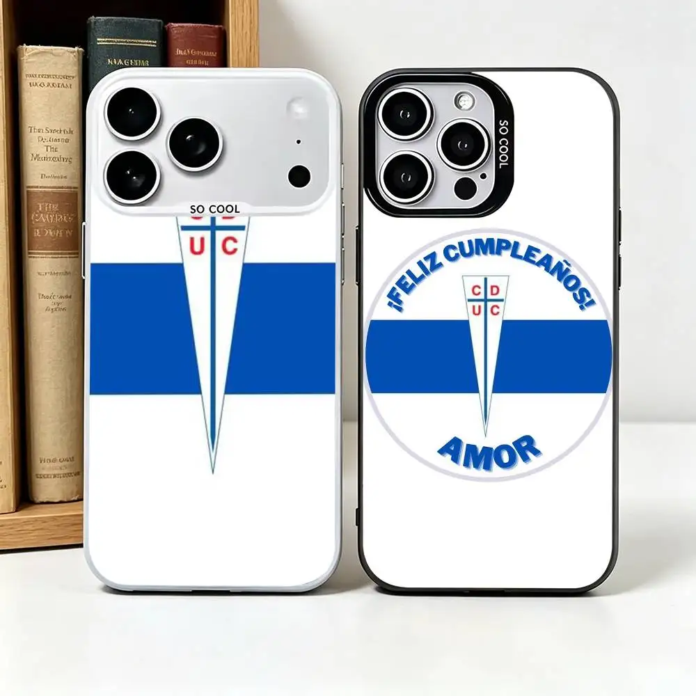 Прочный чехол Bumbe для iPhone 17, 16, 15, 14, 13, 12, 11 Plus Pro Max, цвет серебристый, серия Universidad Catolica