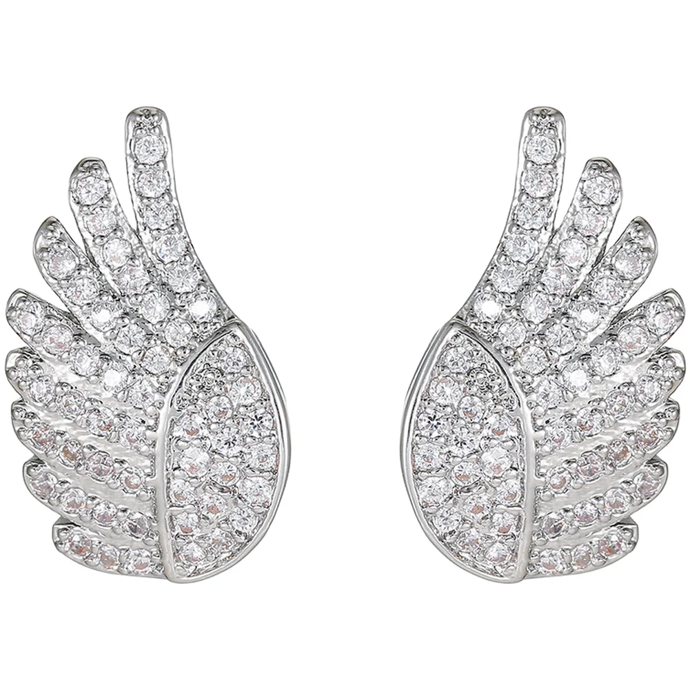 Copper Angel Wing Shaped Ear Clip Accessories For Earphones, Decorative Earbud Clips For Wireless Earphone Accessory