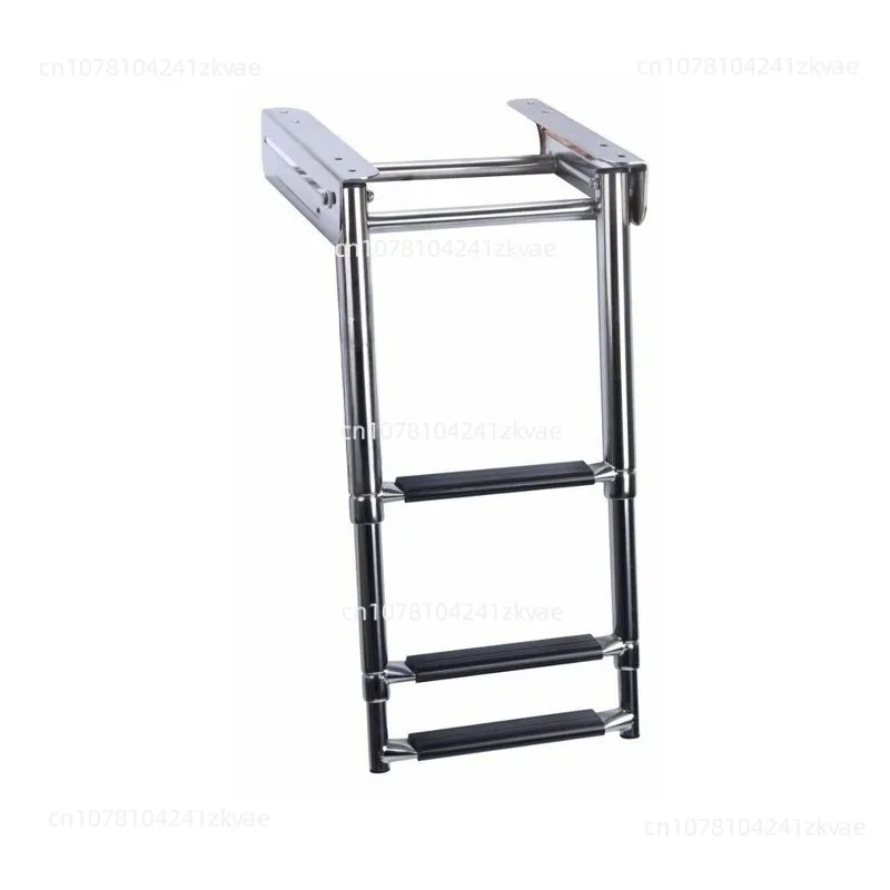 304 stainless steel launching ladder with slide boarding ladder three sections launching/deck ladder boat hidden slide