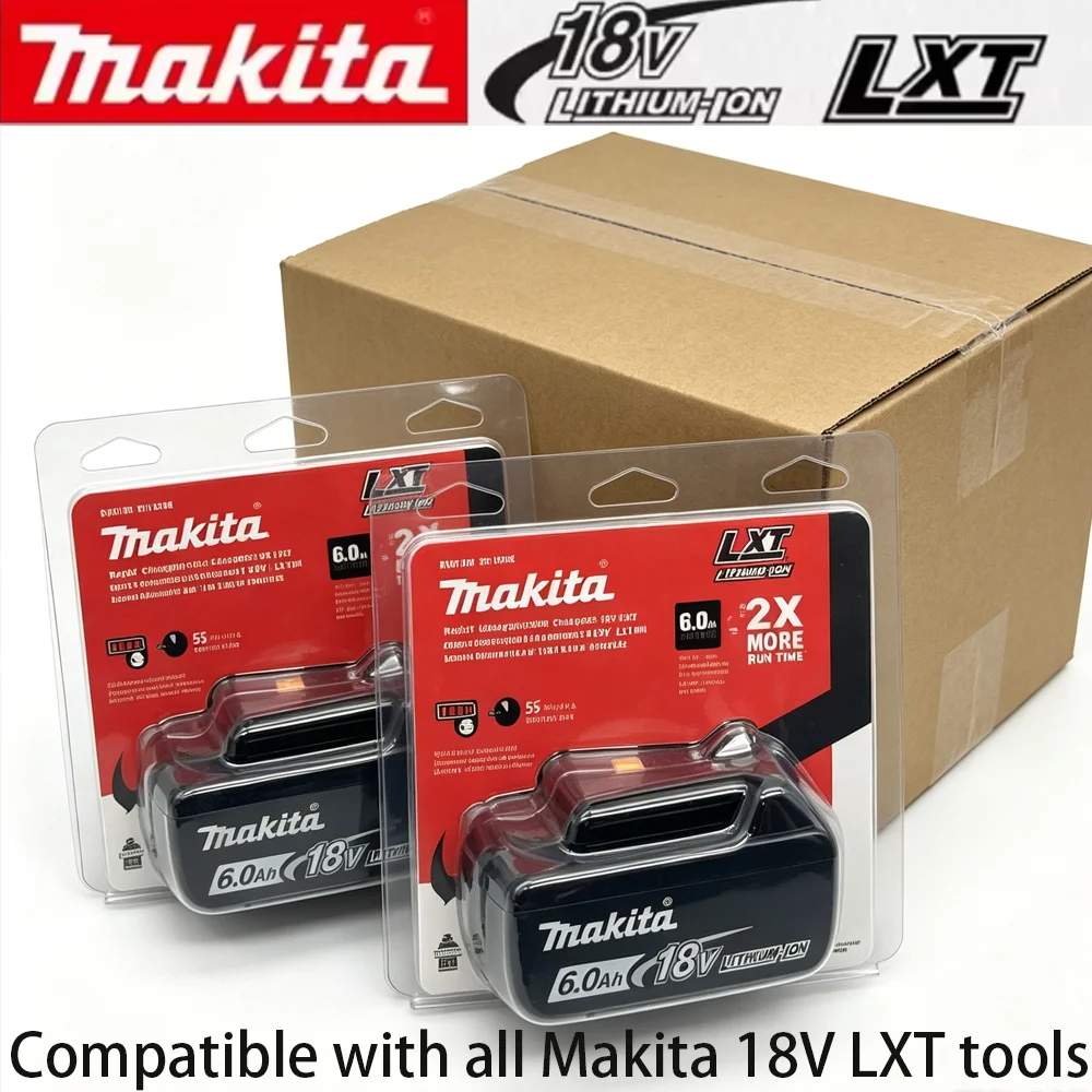 Upgraded 18V 6.0Ah Large Capacity Battery Makita LXT Power Tool Series Fast Charging Real Capacity Outdoor Home DIY Work Battery