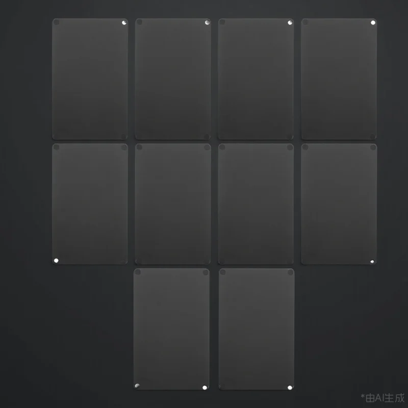 

10Pcs Blank Metal Sign Aluminum Name Plate DIY Engraving Door Plate for Home Office Workshop Machine Specification Label Rustic