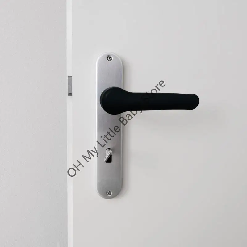 مجموعة M76C مكونة من قطعتين من غطاء غطاء مقبض الباب السيليكون لسلامة الأطفال ومقاومة الكهرباء الساكنة #1