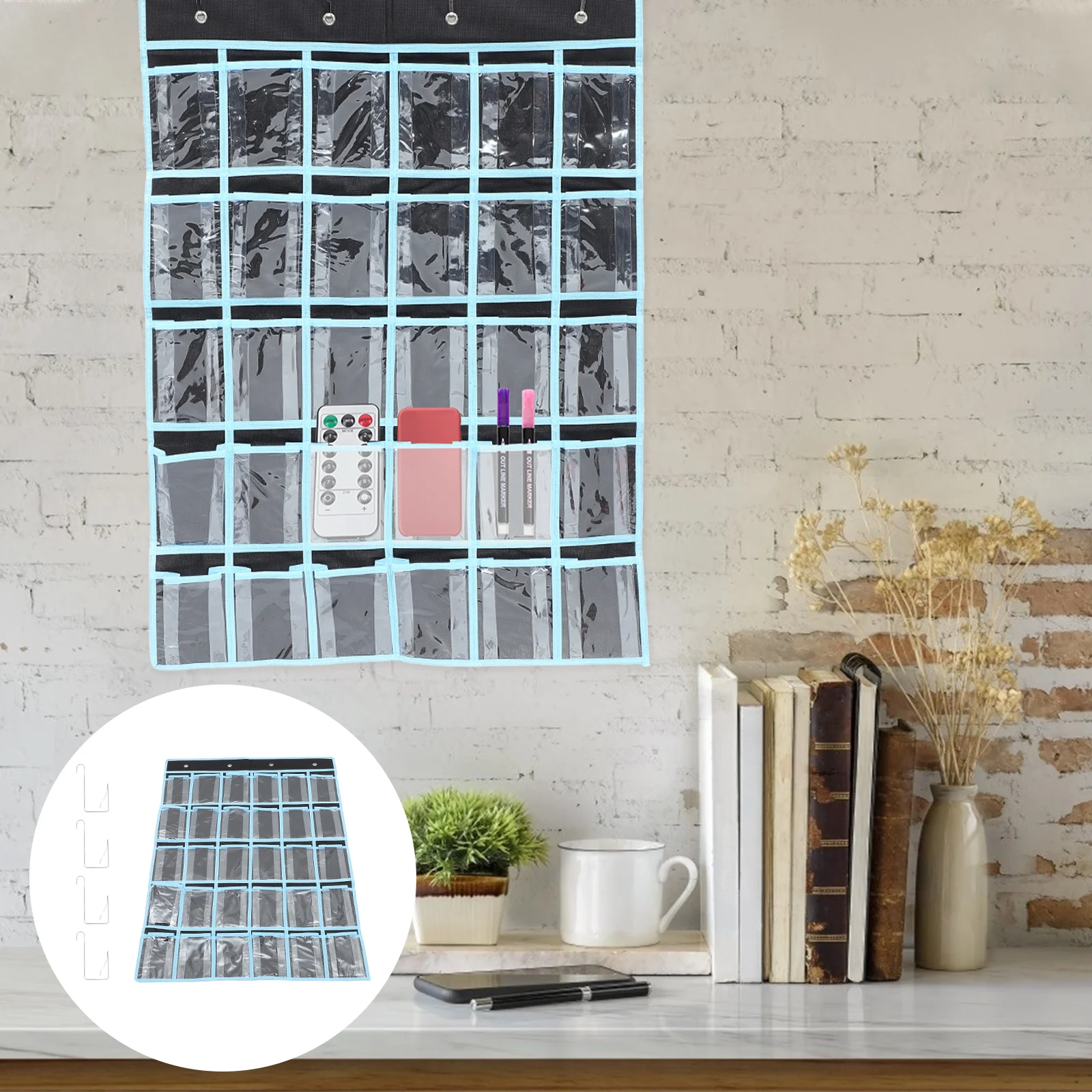 

Mobile Phone Bag Calculator Organizer School Cell Timer Pouch Non-woven Fabric Classroom Hanging Storage