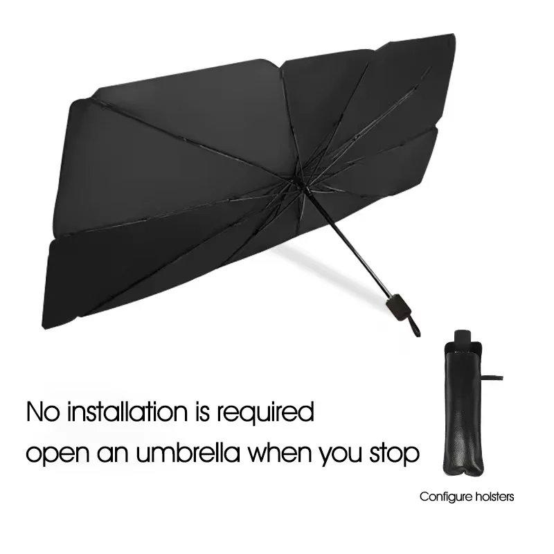 Car Sunshade Umbrella Insulation Sun Protection Car Sun Shade Protector Parasol Windshield Parasol for Auto Shading Accessories