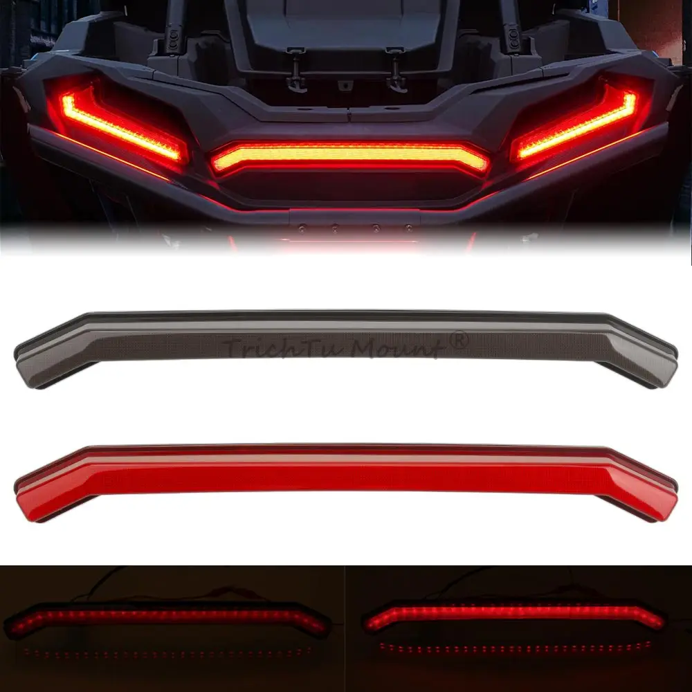 ATV UTV LED Rear Center Long Tail Light Brake Running Lamps for Polaris RZR Sportsman XP 1000 4 Turbo S 2017-2025 Repl.2413431