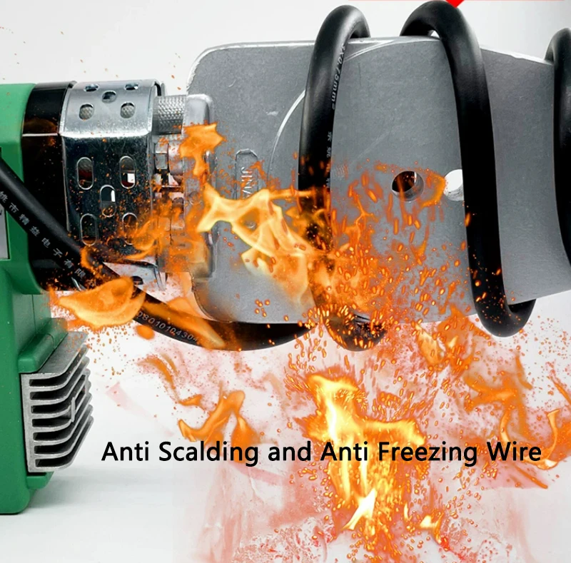 آلة الذوبان الساخن عالية الطاقة 3300 واط Φ75/Φ90/Φ110 PE/PPR/PB الأنابيب آلة لحام المقبس العالمي التحكم الرقمي في درجة الحرارة #4