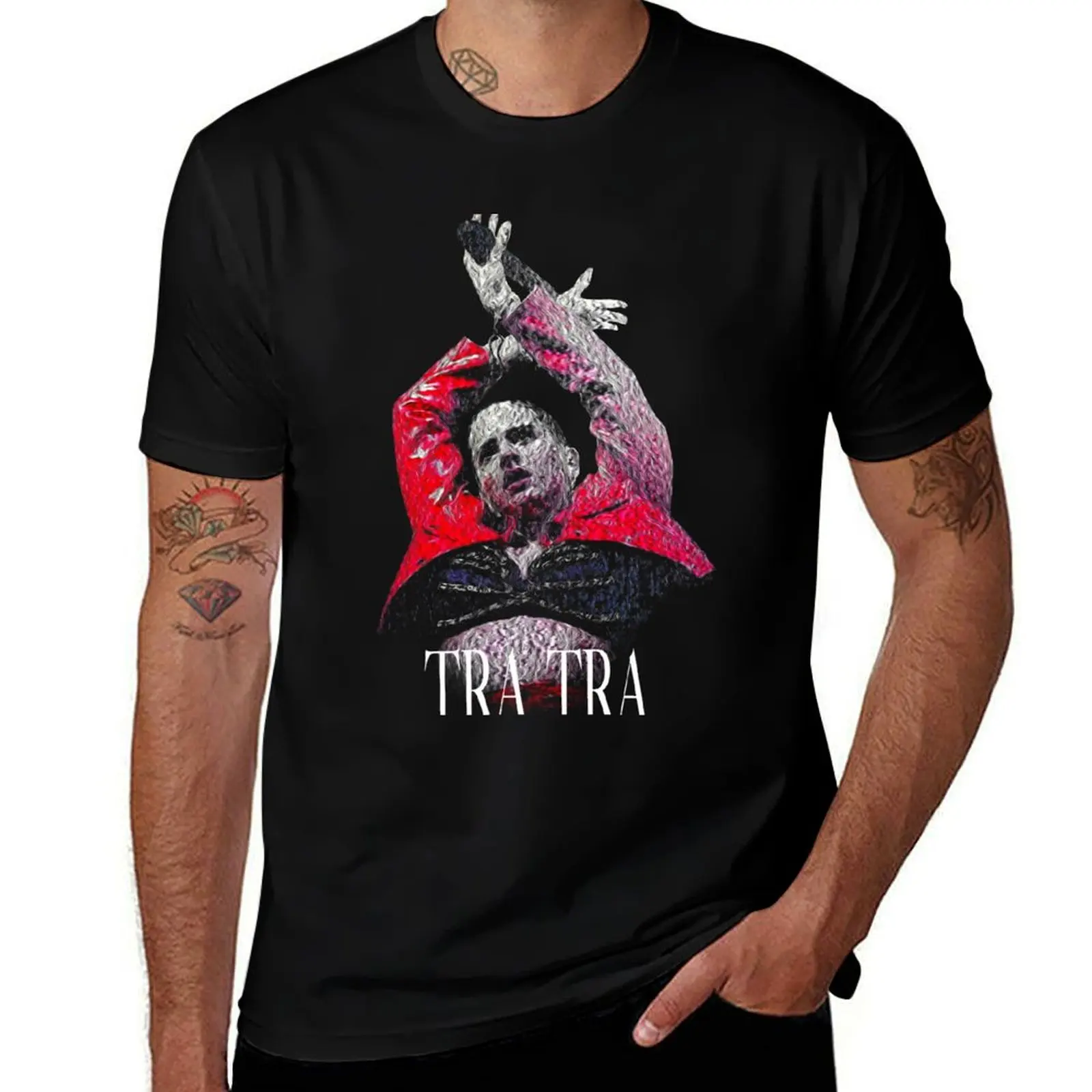 TRA T-Shirt niezbędny t-shirt t-shirt graficzny t-shirt graficzny bawełniany t-shirt męski