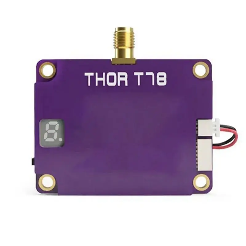 WOWFU-THOR T78 3W FPV Video Transmitter 7.2G-8G Long Range VTX Wireless Telemetry For Drone