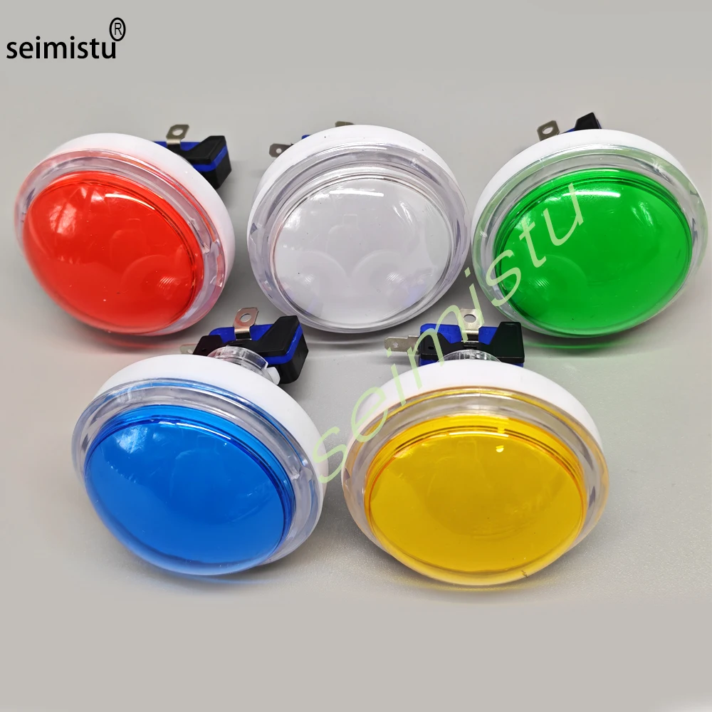 Arcade-Druckknopf 60mm Konvex LED-Beleuchtung 12V Beleuchteter Knopf für Video-Münzspielautomaten, Verkaufsautomaten, Greifautomaten, Flipper-Ersatzteile – Detail 5