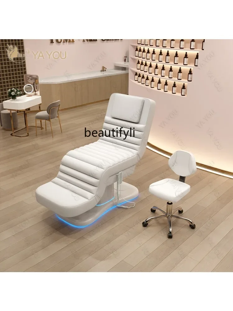 new style Salon Shop Electric Beauty Bed Beauty Salon Electric Lifting Skin Management Bed Spa Massage Couch Micro-Finishing