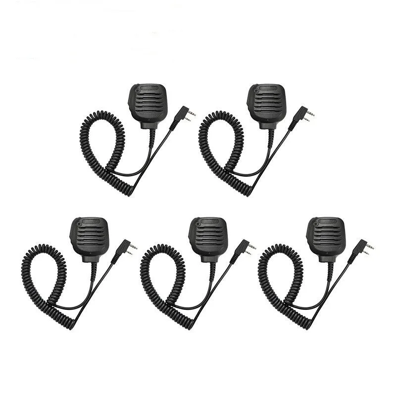 5PCS KMC-45 Speaker Mic For NX220 NX320 NX240 TK-3300 TK-3200 TK-208 TK-2100 Two Way Radio