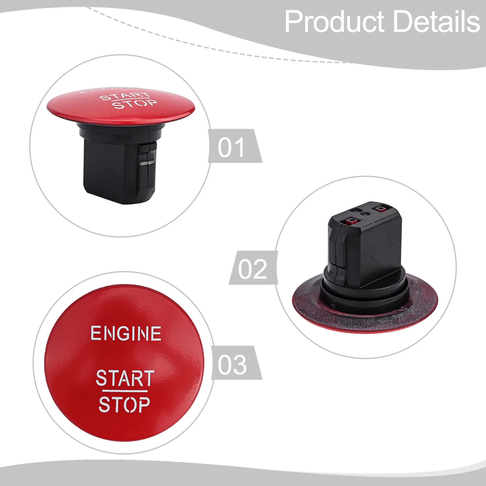 Car Button Keyless For Car Interior Durability Enhanced Beauty Environmentally Friendly High Quality Materials