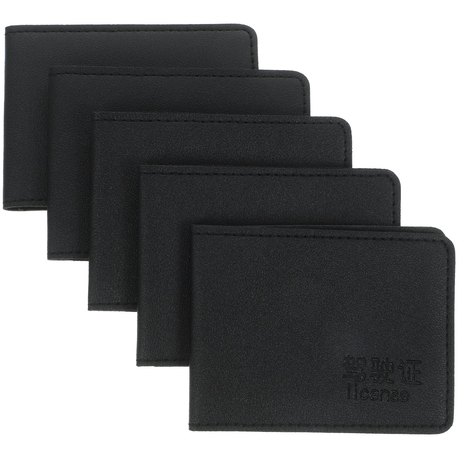 

5pcs Drivers License Holder Pu Id Cards Organizer For Men Credit Card Wallet Thin Car Accessories Case For Registration