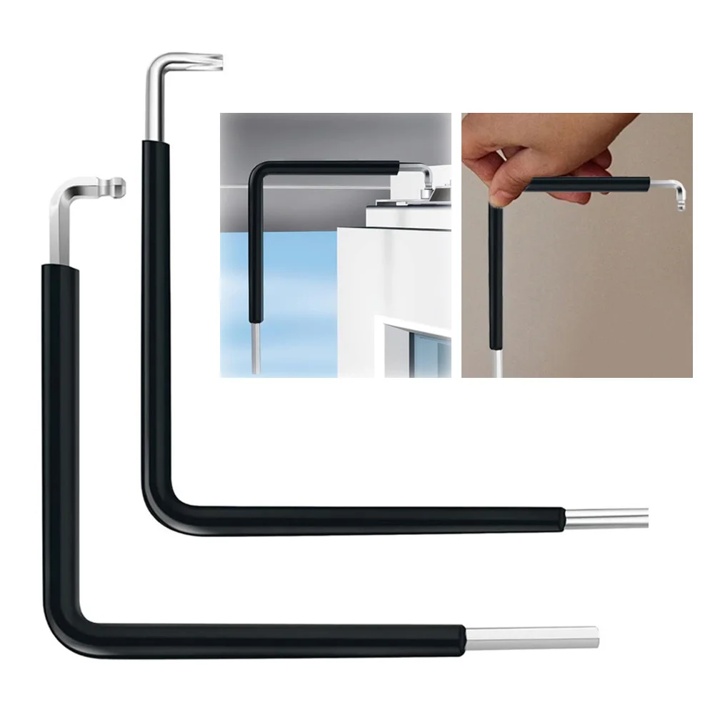 

2 шт., инструмент для регулировки окон, ключ для регулировки с термоусадочной пленкой, ремонт дверей, многофункциональный инструмент для регулировки, аксессуары