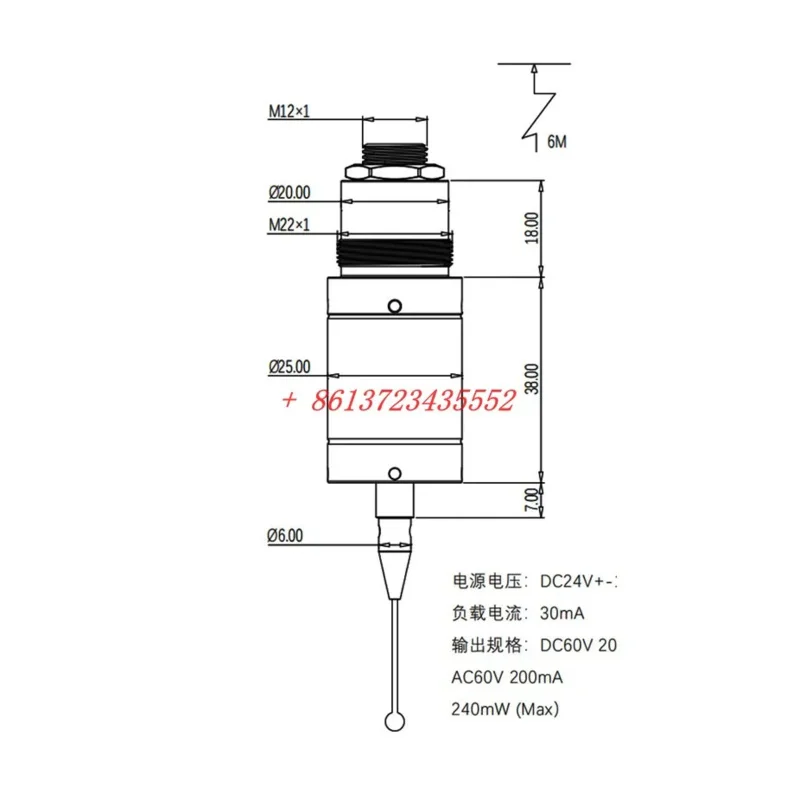 FT-60 sonda com fio cnc máquina ferramenta centralização automática máquina de gravura sonda sensor sonda