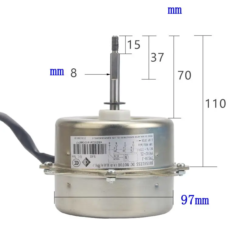 For Gree variable frequency air conditioning DC brushless external motor FW30J-ZL fan motor ZWS30-J DC176-375V 30W