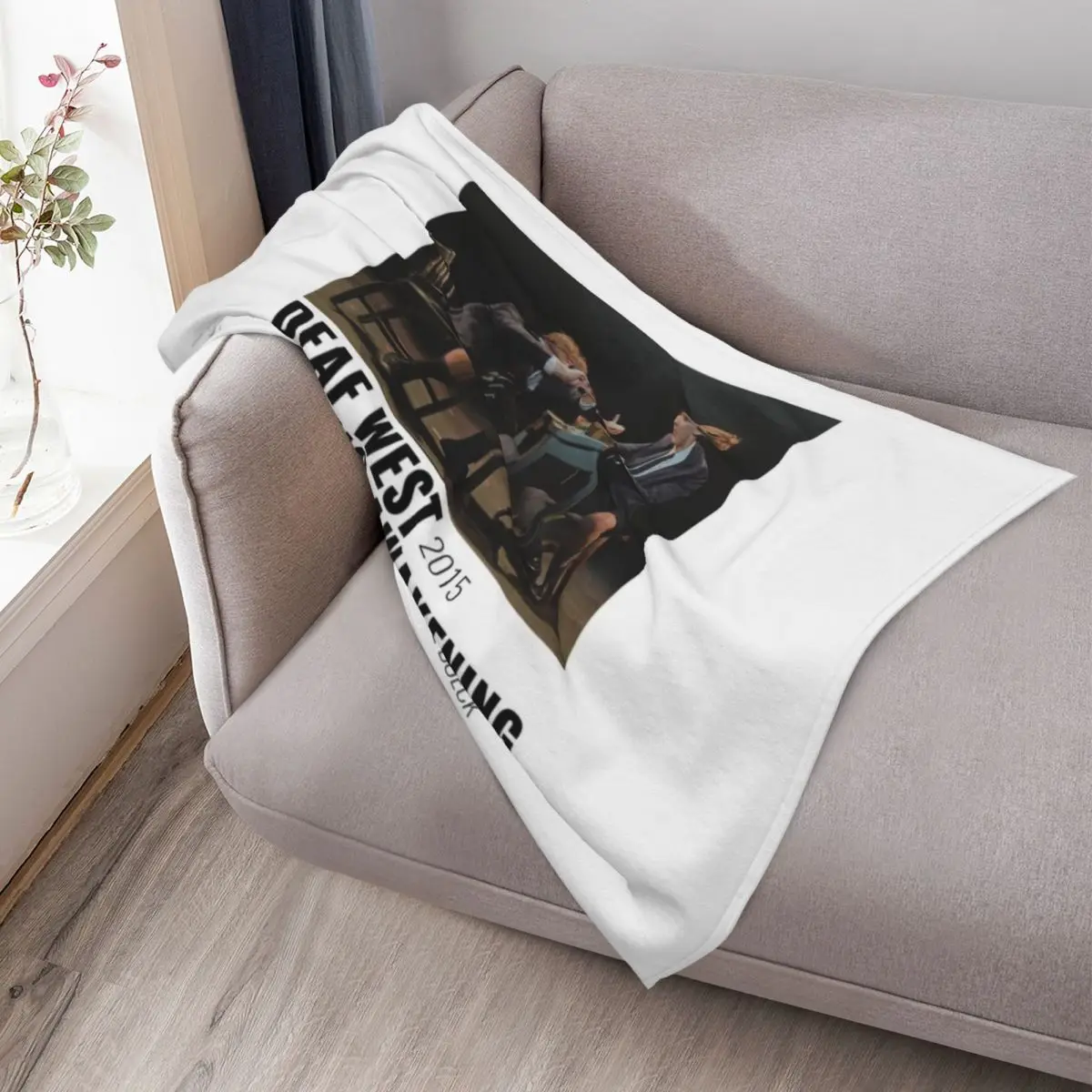 DWSA الموسيقية المشارك رمي بطانية مخصص الطفل الفانيلا الفانيلا النسيج البطانيات