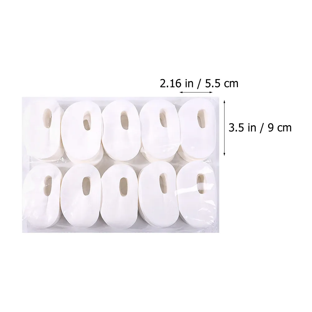 1000Pcs Nonwoven Eye Mask Paper Premium Moisturizing Skin Care Treatment Gentle for Sensitive Areas Portable Beauty Tool