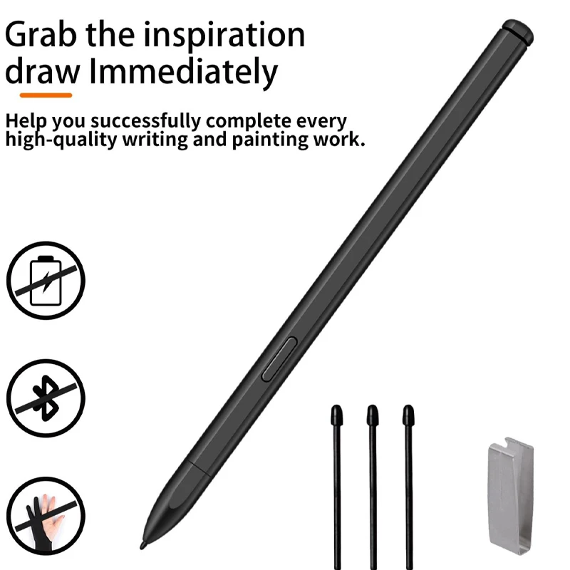 Tablet Pen Stylus Touch Pencil S Pen For Samsung Galaxy Tablet Tab S8 S9 S9FE S7 FE S6 Lite S7+ S8+ Touch Pen Without Bluetooth