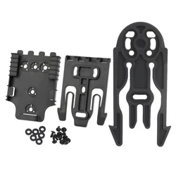 Adaptador de funda táctica QLS 19 22, Kit de sistema de bloqueo rápido con placa de liberación rápida MOLLE, funda de plataforma, accesorios para pistola