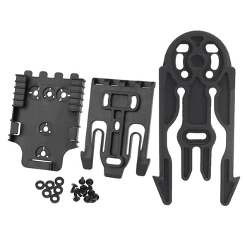 Adaptateur pour étui tactique QLS 19 22, Kit de système de verrouillage rapide avec plaque à dégagement rapide MOLLE, plate-forme, accessoires pour pistolet