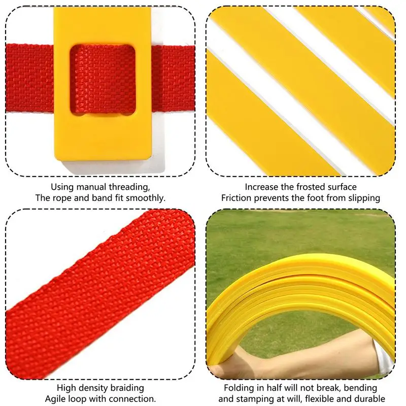 Agility Ladders Nylon Straps For Speed Training And Sports Flexibility Agility Football Training Energy Ladder Equipment