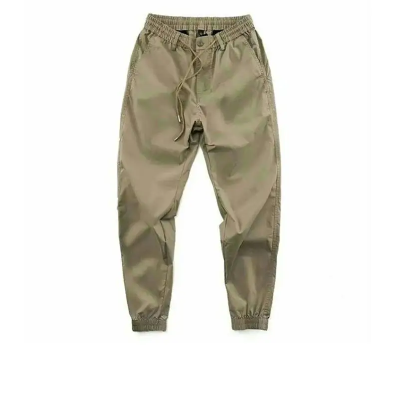 الرجال الصيف سليم صالح عارضة السراويل كبيرة الحجم القطن الخالص Waed مكبل السراويل مريحة للتنفس الشباب Sle