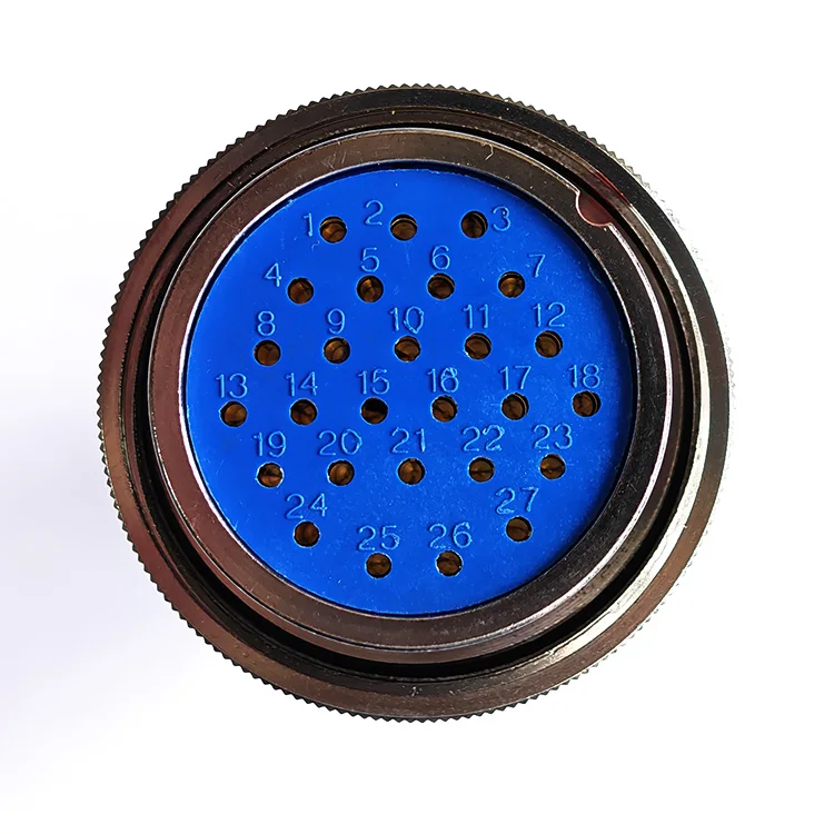 High-Reliability NK27 Female 27-Pin Connector Assembly for 12-Channel Seismic Cables NK27 Female Connector for Seismic Cable