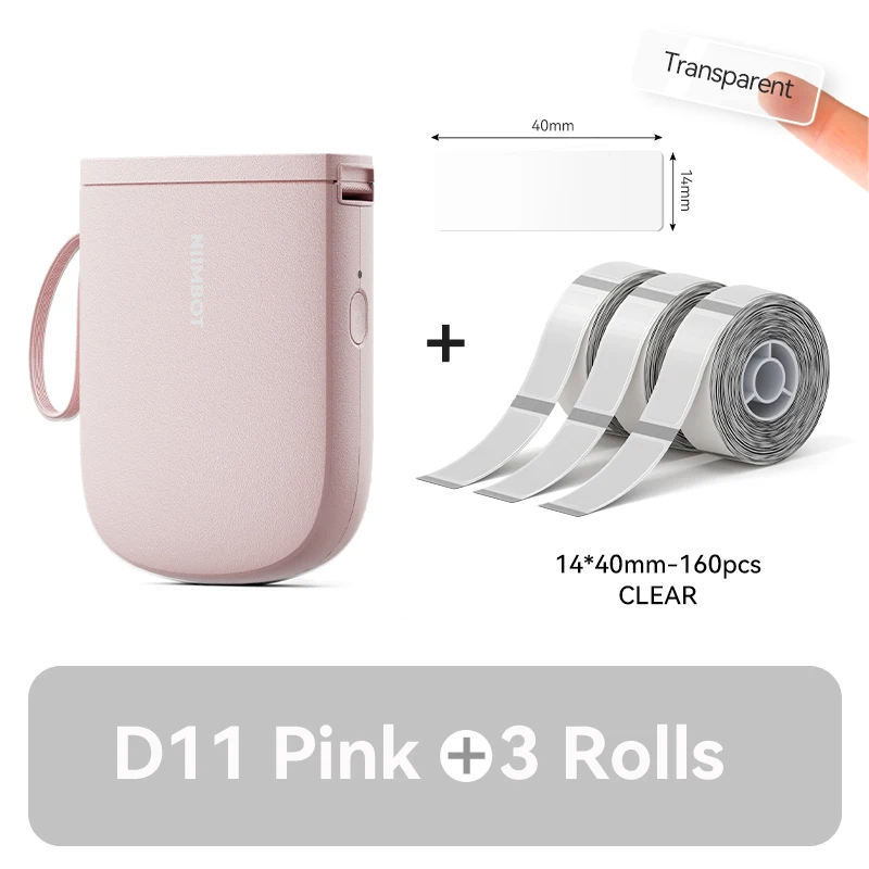 NIIMBOT D11 Nieuwe Versie Labelprinter Mini Draagbare 300 DPI Bluetooth Draadloze Label Maker Naamplaatje Keuken Sticker PrintingMaker