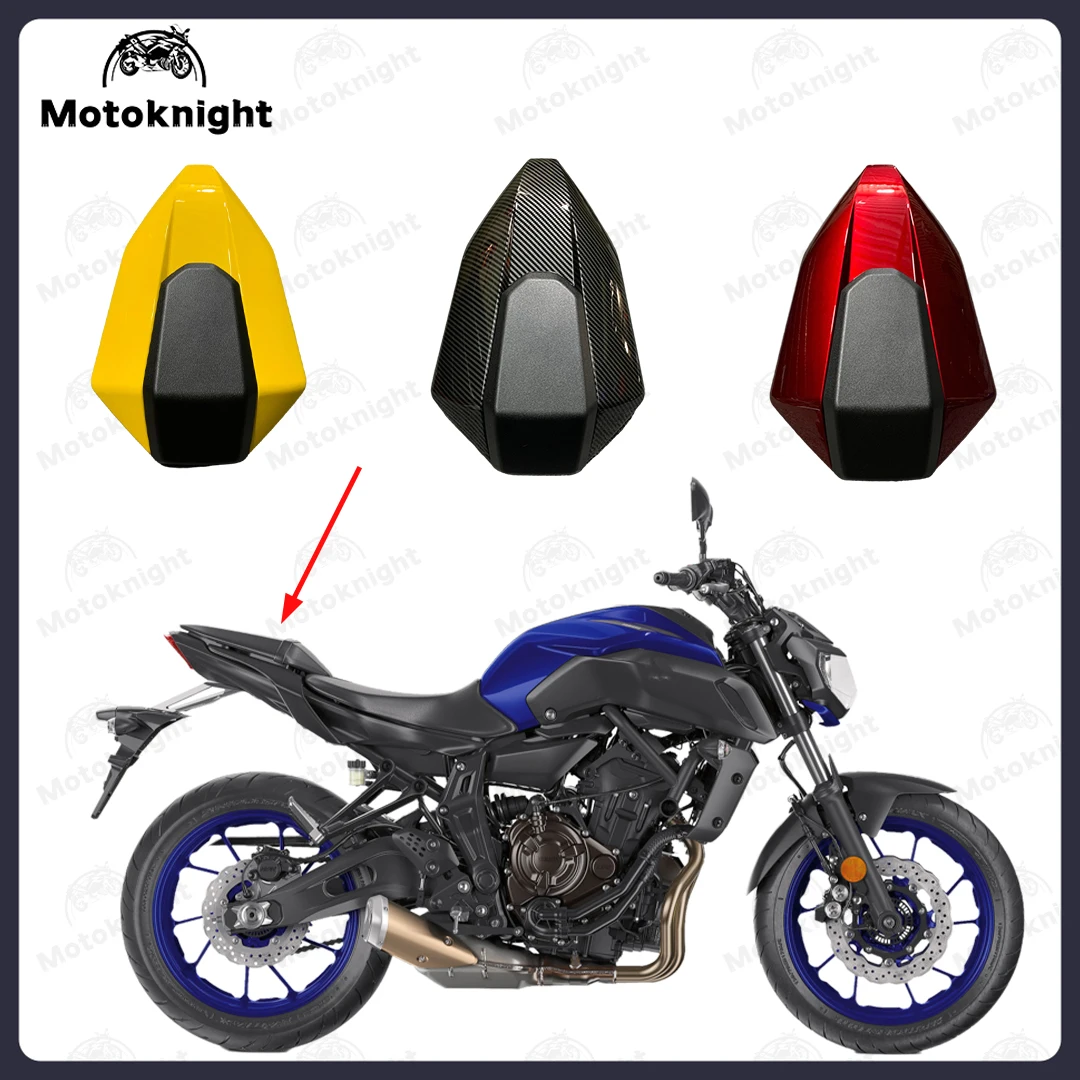 Motorcycle Rear Seat Cover Cowl For Yamaha FZ-07 MT-07 2011-2018 2012 13 14 15 16 17 MT07 FZ07 Rear Pillion Fairing ABS Plastic