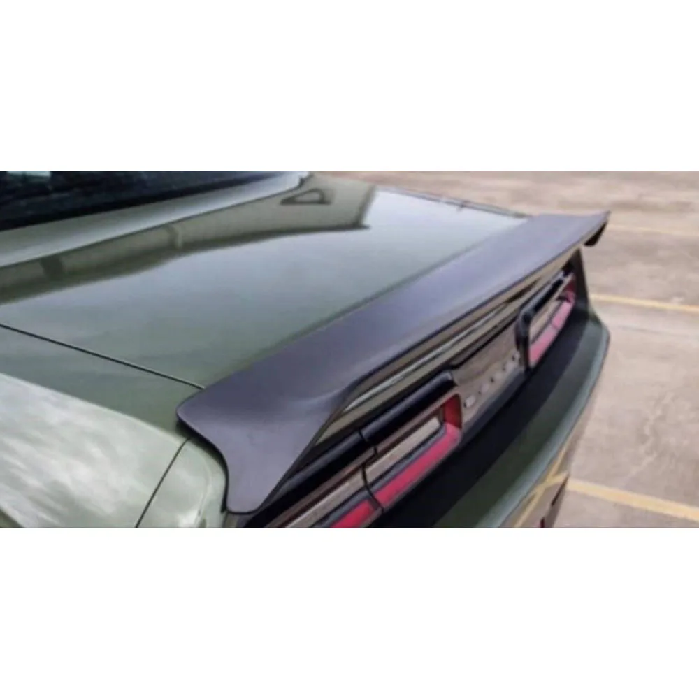 for Dodge Challenger SPT 2015-2018 Carbon Fiber Car Racing Rear Spoiler Wing Rear Trunk Spoile Rear Trunk Duck Spoiler Wing