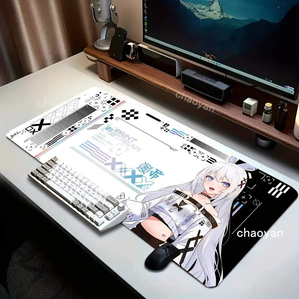 CSGO Anime Mouse Pads Print Mouse Pad  Mousepad Large Abstract Mouse Pad Gaming Deskmat With Lockedge Office Non-slip Carpet