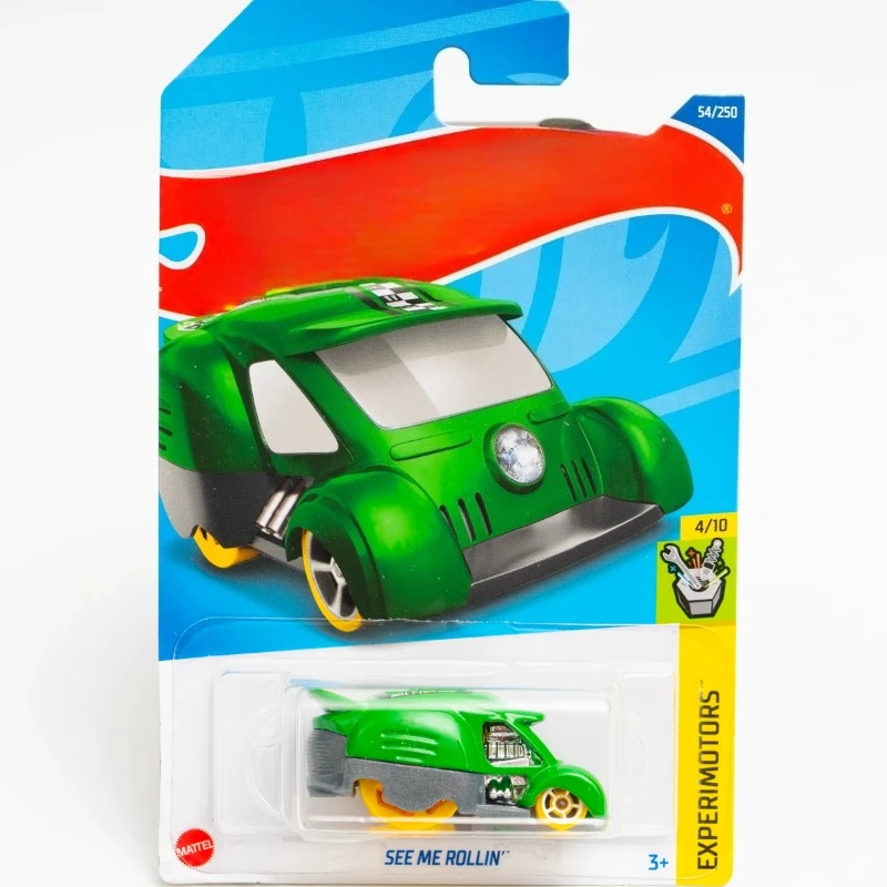 54/250 See Me Rollin' Experimentors 4/10 Unique Round Body Diecast Car Metal Toy Vehicle Collectible Gift