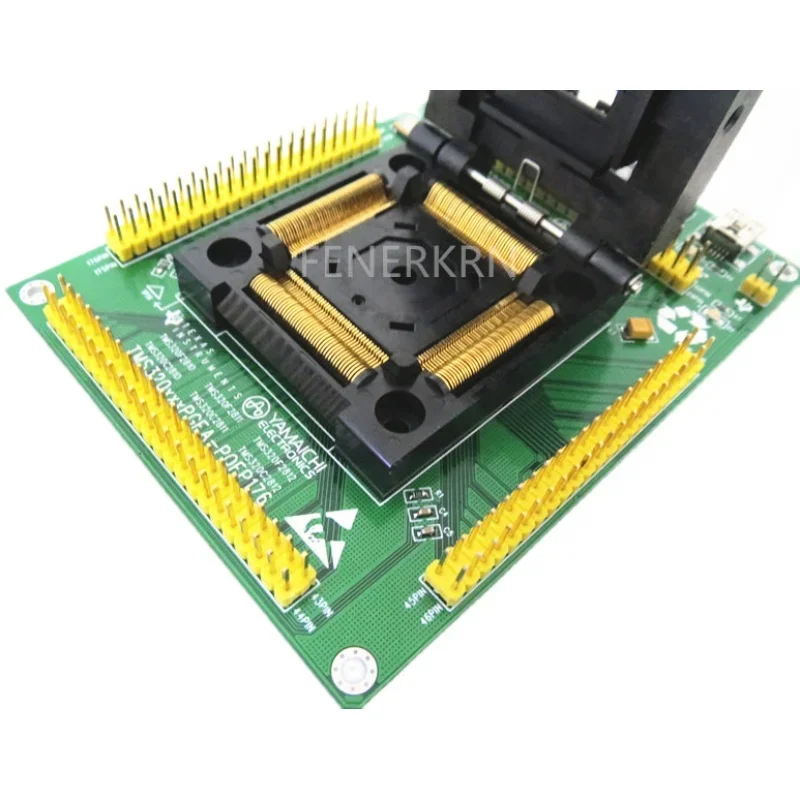 DSP-TMS320F28375 2812 28335 banco de teste de soquete de teste de assento de teste IC
