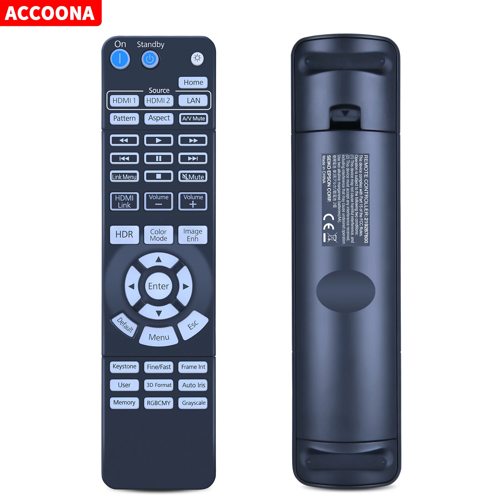 New Remote Control Work For Epson Projector 2198638 219863800