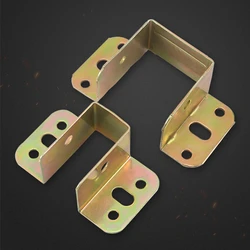 5Pcs Metal Thickened Bed Corner Bed Beam Support Bed Hinges Hook Corner Code Furniture Hardware Accessories